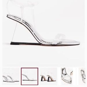 Good American Cinder F Rella Wedge Size 9